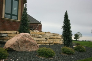 Ledgestone Wall - Sandy Hills