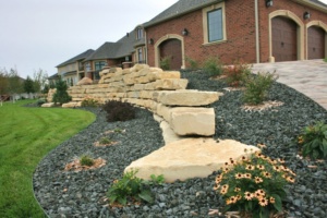 Ledgestone Wall - Sandy Hills